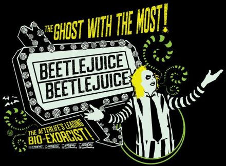 Beetlejuice The Ghost With The Most Unisex T-Shirt - Black - M - Zwart