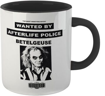 Beetlejuice Wanted Poster Mug - Black Zwart