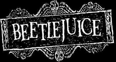 Beetlejuice White Logo Sweatshirt - Black - L