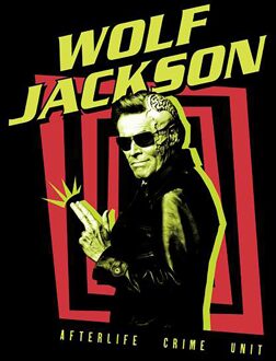 Beetlejuice Wolf Jackson Unisex T-Shirt - Black - L Zwart