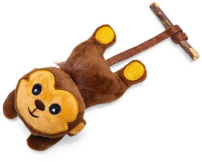 Beeztees Aap Jungle - Kattenspeeltje - Bruin