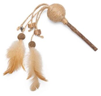 Beeztees Bal Juto - Kattenspeeltje - Beige Bruin