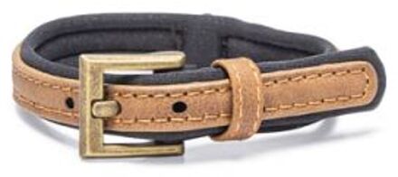 Beeztees Balacron - Halsband Hond - Bruin - Kunstleer - Extra small - 21-26 cm