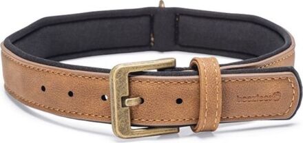 Beeztees Balacron - Halsband Hond - Bruin - Kunstleer - Medium - 38-48 cm