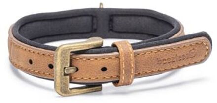 Beeztees Balacron - Halsband Hond - Bruin - Kunstleer - Small - 29-35 cm