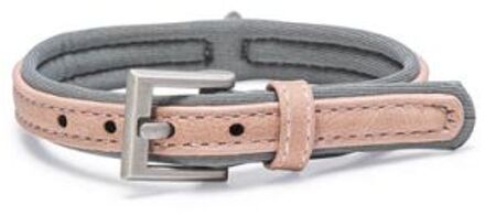 Beeztees Balacron - Halsband Hond - Roze - Kunstleer - Extra small - 24-30 cm