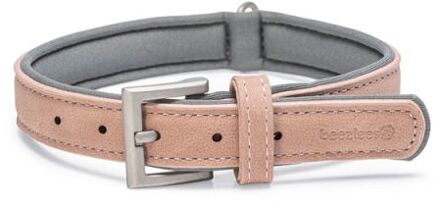 Beeztees Balacron - Halsband Hond - Roze - Kunstleer - Medium - 36-44 cm