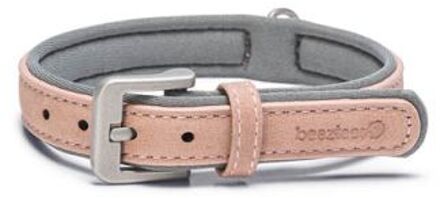 Beeztees Balacron - Halsband Hond - Roze - Kunstleer - Small - 29-35 cm