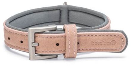 Beeztees Balacron - Halsband Hond - Roze - Kunstleer - Small - 31-39 cm