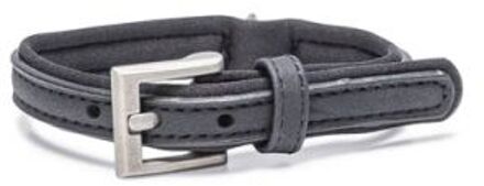 Beeztees Balacron - Halsband Hond - Zwart - Kunstleer - Extra small - 21-26 cm