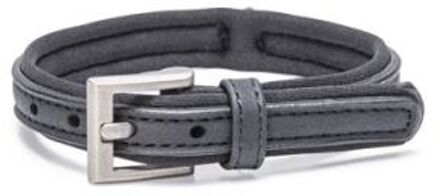 Beeztees Balacron - Halsband Hond - Zwart - Kunstleer - Extra small - 24-30 cm