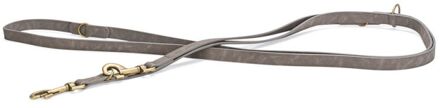 Beeztees Balacron - Verstelbare Hondenriem - Grijs - Kunstleer - Large - 2 cm