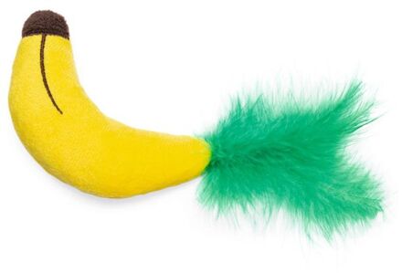 Beeztees Banaan Jungle - Kattenspeeltje - Geel