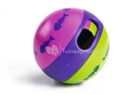 Beeztees Catrino Snackbal - Kattenspeelgoed - Plastic - 6 cm