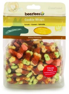 Beeztees Cookie Wraps Voordeel - Hondensnack - 400 gram