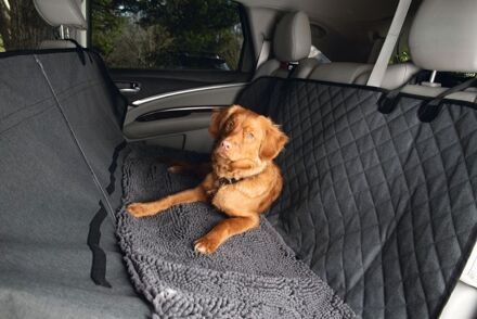 Beeztees Dirty Dog - Autodeken - Hond - L - Grijs - 136X148 cm