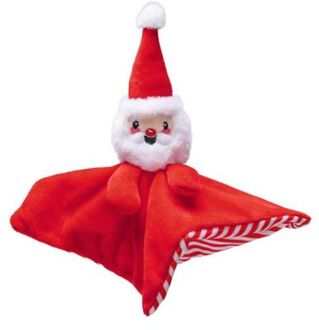 Beeztees Doek Kerstman - Knuffel - Hondenspeelgoed - Rood - 21x15 cm