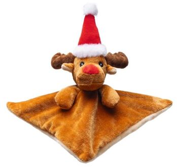 Beeztees Doek Rendier - Knuffel - Hondenspeelgoed - Bruin - 21x15 cm