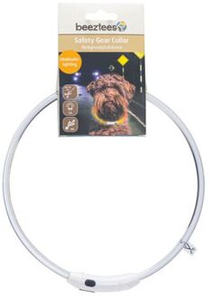Beeztees Dogini USB - Lichtgevende halsband Hond - Multicolor