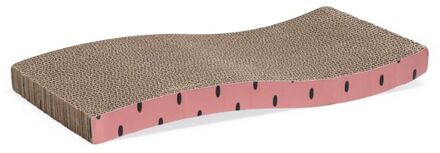 Beeztees Dots - Krabplank - Karton - Roze - 46,5x25,4x5,5 cm