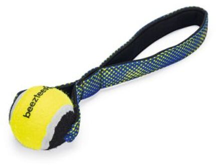 Beeztees Fetch Tennisbal Koord Miko - Apporteren - Hondenspeelgoed - Blauw - 26,5x6,3x6,3 cm