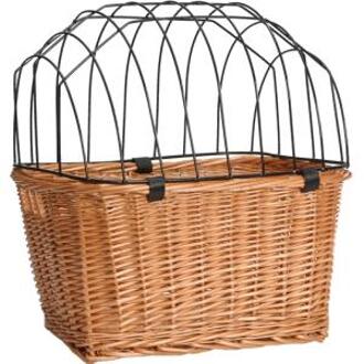 Beeztees Fietsmand+Draadkap - Riet - 43x34x44 cm