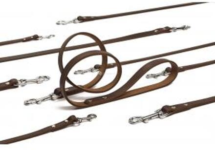 Beeztees Geniet Hondenriem - Bruin - 200 cm x 20 mm