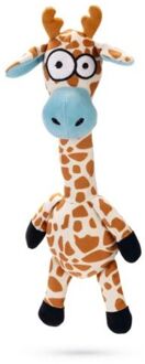 Beeztees Giraffe Zwiep Knuffel - Hondenspeelgoed - Beige - 35x11x7 cm