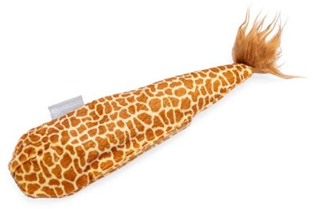 Beeztees Giraffestaart Jungle - Kattenspeeltje - Bruin