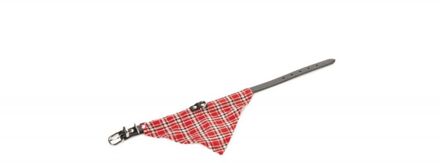 Beeztees Halsband Hond - ROOD - Leer - Small