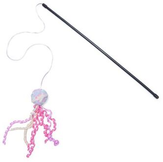 Beeztees Hengel Mowglie - Kattenspeeltje - Roze