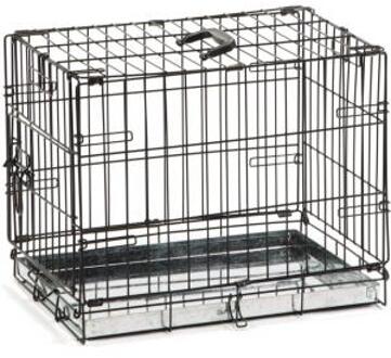 Beeztees Hondenbench - 1 Deurs - Zwart - 49x36x40 cm