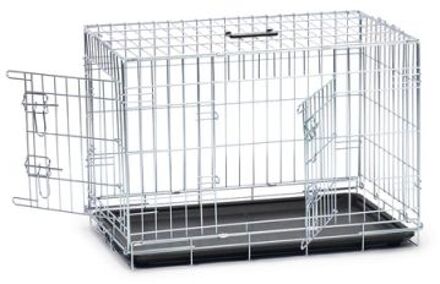 Beeztees Hondenbench - Zilver - 81x55,5x61,5 cm - Middel