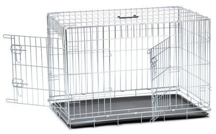 Beeztees Hondenbench - Zilver - 91x61x66 cm - Groot