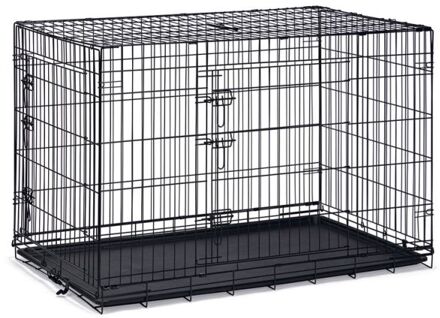 Beeztees Hondenbench - Zwart - 123x77,5x83,5 cm - Extra groot