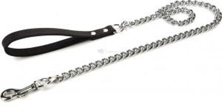 Beeztees Hondenriem - Kettinglijn - Zwart - L - 4x120x18 cm