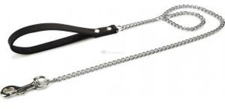 Beeztees Hondenriem - Kettinglijn - Zwart - M - 3x120x16 cm
