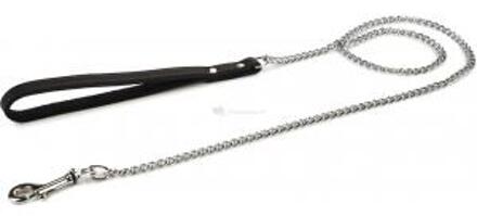 Beeztees Hondenriem - Kettinglijn - Zwart - S - 2x120x12 cm