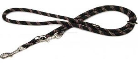 Beeztees Hondenriem - Verstelbaar - Zwart - M - 200 cm x 13 mm