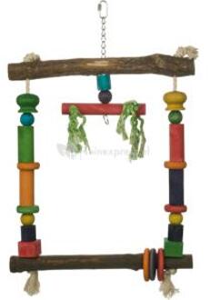 Beeztees Houten Papegaaienschommel 35x56