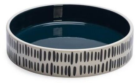 Beeztees Jade - Voerbak - 16,5 cm - Zwart/wit