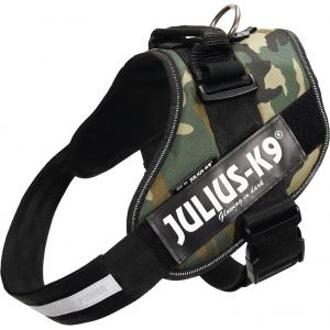 Beeztees JULIUS K9 krachtharnas IDC 2-L-XL: 71-96 cm - 50 mm - Camouflage - voor hond Groen