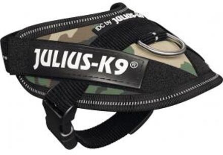 Beeztees Juliuss K9 IDC Powertuig/Harnas - Baby1/29-36cm - XXS - Camouflage
