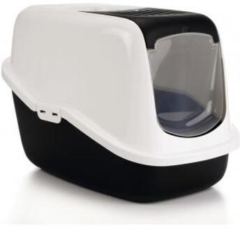 Beeztees Kattenbak nestor zwart/wit 56x39x39