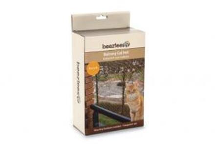 Beeztees Kattennet - Voor balkon - Transparant - 8x3M