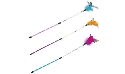 Beeztees kattentickler Plumo 50 cm kleur: assorti