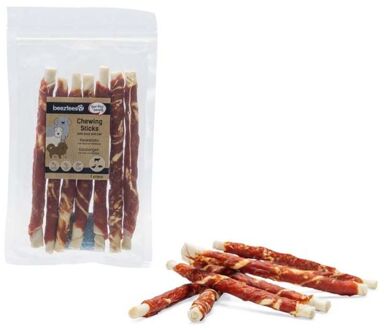Beeztees Kauwstick - Hondensnack - Eend - Vis - 20 cm - 7 stuks
