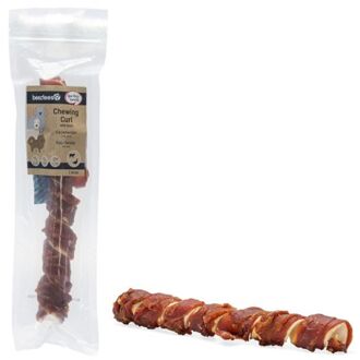 Beeztees Kauwtwister - Hondensnack - Rund - Eend - 25cm