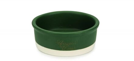 Beeztees Keramiek Joa - Voer en drinkbak - 16x16x6 cm - Groen