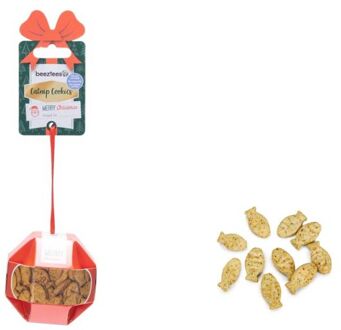 Beeztees Kerstbal Cookies met Catnip - Kattensnack - 30 gram